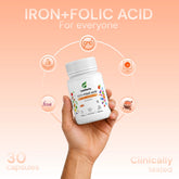 Leeforia Iron and Folic Acid Capsule 30N