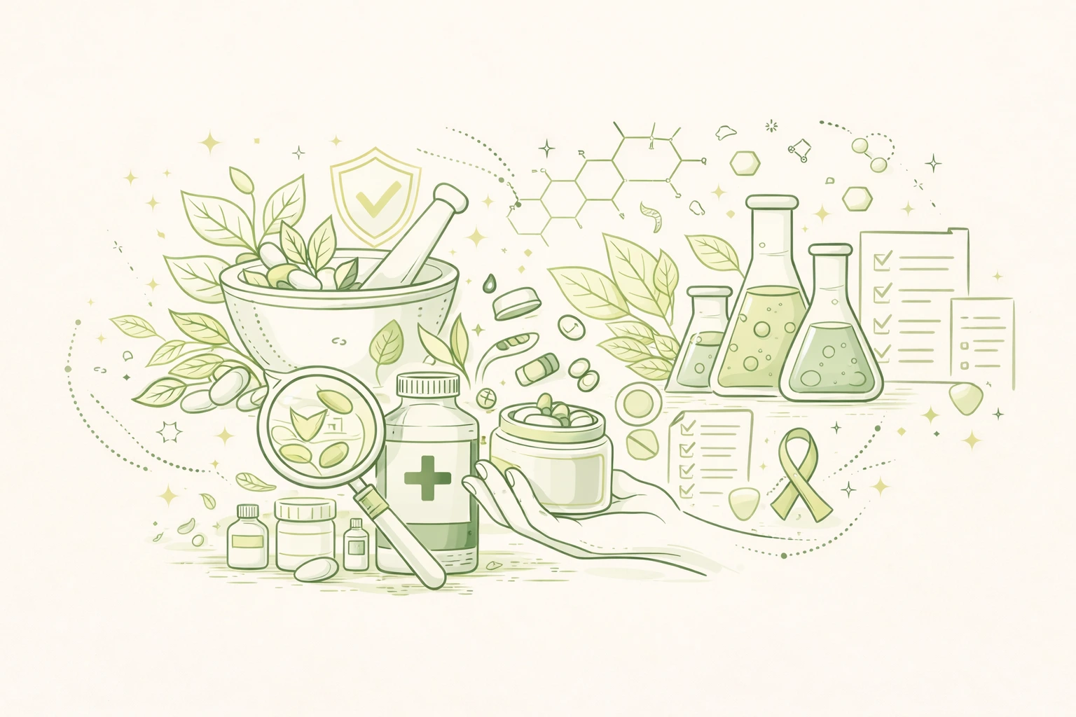 Natural and organic wellness supplements for healthy lifestyle