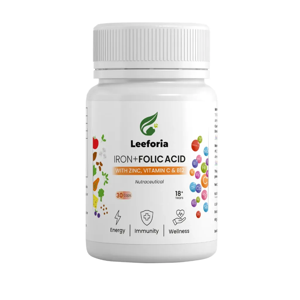 [8904330108059] Leeforia Iron and Folic Acid Capsule 30N